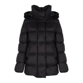 Geox Tahina Mid Jacket - Dames - Jassen - Zwart - Maat: XS Zijde