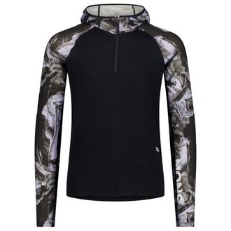 Mons Royale Temple Merino Long Sleeve Hood Merinolongsleeve f&uuml;r Herren | schwarz