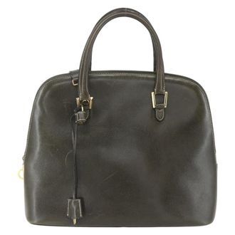 Ferragamo Vintage Handbag Leather Leather Handbag (Pre-Owned)