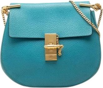 Chlo&eacute; Pre-owned The Drew Shoulder Bag - - Pre-owned - Donna - Blu - ONE SIZE