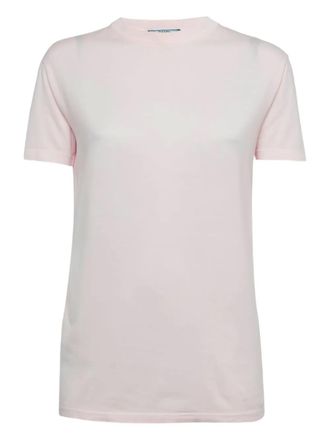 Prada cotton crew-neck T-shirt - Rosa