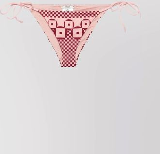 Fendi micro patchwork printed low-rise bikini briefs