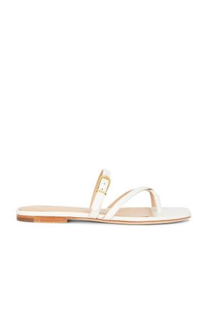 Veronica Beard Womens Marthe Sandal In Parchment