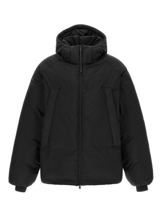 Yohji Yamamoto Black Detachable Hood Puffer Jacket