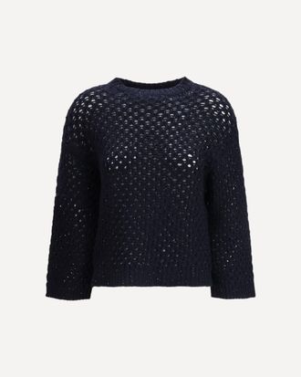 Fabiana Filippi Jumper crafted from Platinum yarn with micro sequins Female 46
