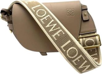 Loewe Pre-owned Schoudertas - Dames - Vintage Schoudertas - Beige - ONE Size - Leer - Vintage