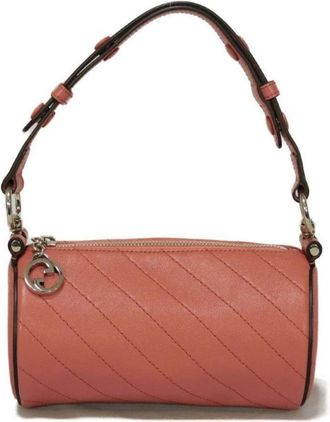 Gucci Pre-owned Shoulder Bags, female, Pink, Size: ONE SIZE Pre-owned Leather Shoulder Bag