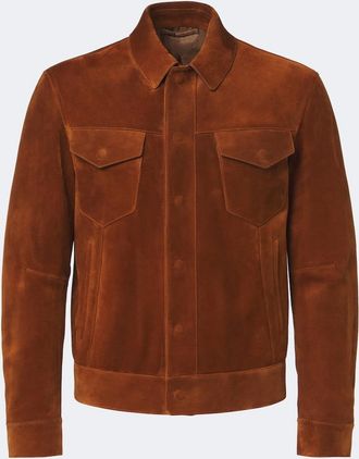 Tom Ford Chaqueta utilitaria de ante