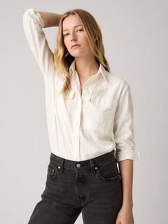 Levi's Doreen Utility Shirt - Womens - 2XS - White