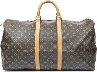 Louis Vuitton Pre-owned Womens Keepall 55 Travel Bag - Brown - One Size
