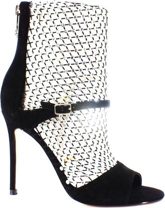 Guess Sandalen met hoge hak - Dames - Sandalen met hakken - Zwart - 37 EU - Leer - Schoenen