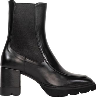 Homers Womens Sharon Heeled Ankle Boot In Daniel Black
