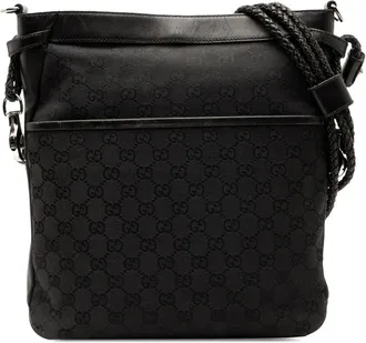 Gucci 2000-2015 GG Canvas crossbody bag - Black