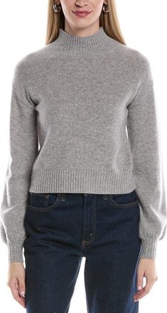 Alberta Ferretti Balloon Sleeve Cashmere Sweater