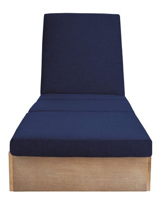 Safavieh Couture Vincent Wood Chaise Lounge Chair