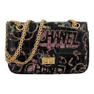 Chanel Pre-owned Reissue Schoudertas - Dames - Pre-owned - Zwart - Maat: ONE Size Leer
