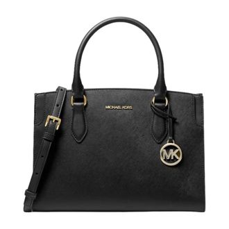 Michael Kors Handbags, female, Black, Size: ONE SIZE Becca Satchel