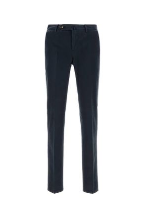 Pantaloni Torino Mens Navy Blue Stretch Cotton Blend Pant - Dark Blue - Size EU 46 (Mens)