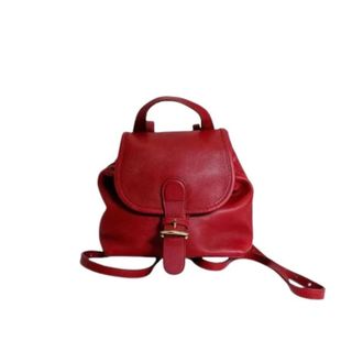 Coach Pre-owned Backpacks, female, Red, Size: ONE SIZE Pre-owned Leather Backpack