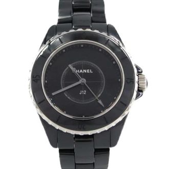 Chanel Pre-owned Vintage Keramisch Polshorloge - Dames - Vintage Horloges - Zwart - ONE Size - Vintage
