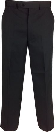 Carabou Mens Comfort Fit Self Expanding Waist Trousers with Expand A Band Sides - Black- 40 Extra Short