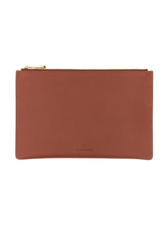 IL BISONTE Vacchetta Leather Wallet - Bordeaux