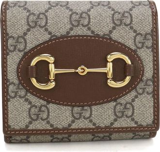 Gucci Beige Gg Supreme Wallet (Bi-Fold) (Pre-Owned)