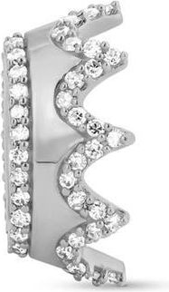 Adina Reyter Pav&eacute; Diamnond Crown Big Bead in Silver at Nordstrom