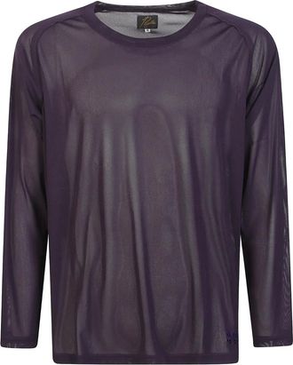 Needles T-shirt a maniche lunghe in rete - Viola