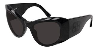 Balenciaga BB0393S 003 Womens Sunglasses Black Size 57