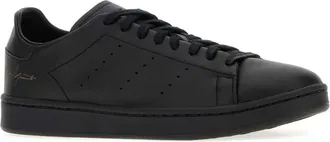 Yohji Yamamoto Unisex Black Leather Stan Smith Sneakers