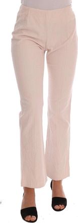 Ermanno Scervino Cotton Stretch Straight Trousers Womens Pants (Pre-Owned)