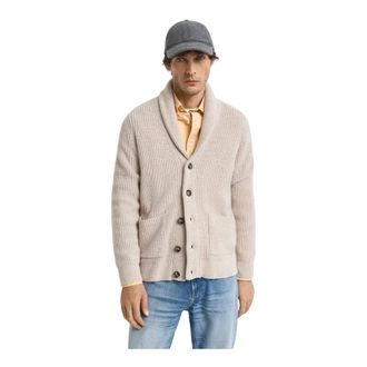 GANT Heren, Truien, Beige, Maat: 4XL Katoen