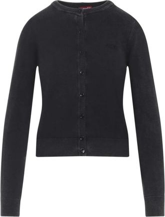 Diesel M-Bethanie Cardigan - Dames - Vesten - Zwart - S - Katoen - Truien & Vesten