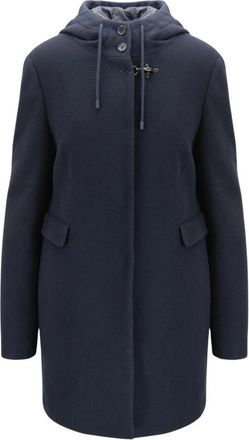 Fay Cappotto - Dames - Parka Jassen - Blauw - L - Wol - Jassen