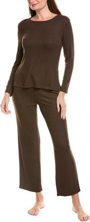 Natori 2Pc Bamboo Long Sleeve Pajama Set