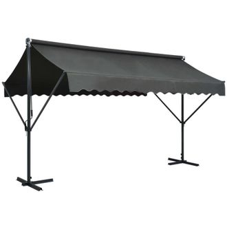vidaXL Vidaxl - Toldo De Pie Independiente Gris Antracita 400x300 Cm