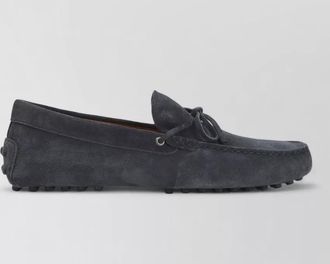Tod's suede leather loafers