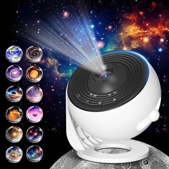 OEM Proyector De Im&aacute;genes De La Noche Estrellada, Enfoque Ajustable, Rotaci&oacute;n De 360&deg;, Luz Ambiental De Noche Estrellada, Blanco Y Negro