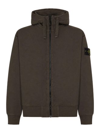 Stone Island COTTON ZIP-UP HOODIE - Stone Island - Man