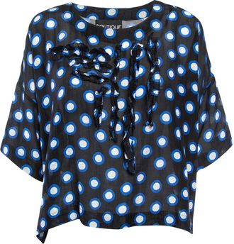 Moschino Blusa a pois - Nero