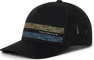 Travis Mathew Holding Pattern Snapback Baseball Cap in Black at Nordstrom
