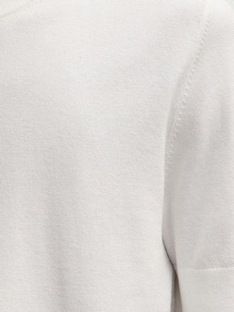 HUGO BOSS Mens Sweater Viscose Blend White