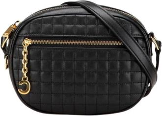 Celine Pre-owned Cross Body Bags, female, Black, Size: ONE SIZE Pre-owned Vintage Shoulder Bag