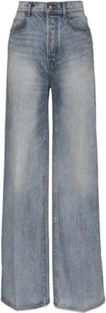 Zimmermann Luminosity Wide Straight Jean - Dames - Loose Fit Jeans - Blauw - W28 - Katoen - Jeans