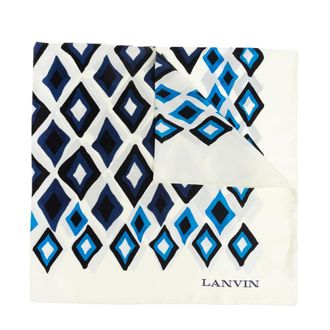 Lanvin Silky Scarves, male, White, Size: ONE SIZE Silk scarf