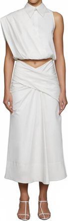 Et Ochs Bryn Midi Skirt In White