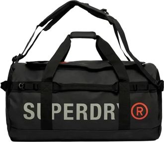 Superdry Tarp Barrel Large - Heren - Weekendtassen - Zwart - ONE Size - Tassen