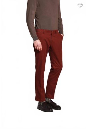 Mason's Mens Chino Pants In Bordeaux