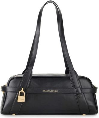 Elisabetta Franchi Tassen, Dames, Zwart, ONE Size, Leer, Bags